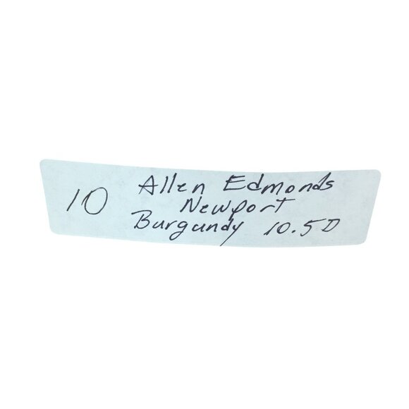 Allen Edmonds Newport Mens Leather Brown Tassel Loafers Size 10.5 D - Picture 9 of 9